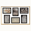 Изображение товара Рамка для фотографий Pleasant moments, 35х55 см, белая/натуральное дерево
