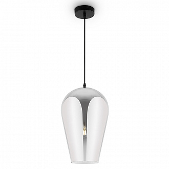 Светильник подвесной Jiffy, 1 лампа, Ø22х41 см, черный