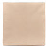 Изображение товара Скатерть жаккардовая бежевого цвета из хлопка с вышивкой из коллекции Essential, 180х180 см