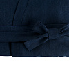 Изображение товара Халат из умягченного льна темно-синего цвета Essential, размер S