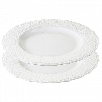 Изображение товара Набор обеденных тарелок Tracery, Ø26 см, 2 шт.