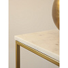 Изображение товара Набор столиков кофейных Mayen Gold, белые/золотистые