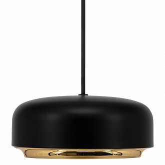 Светильник подвесной Hazel, Ø22x9,5 см, черный