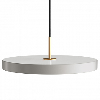Светильник подвесной Asteria, Ø43x14 см, светло-серый