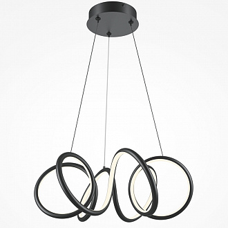 Светильник подвесной Modern, Curve, Ø50х324 см, черный