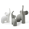 Изображение товара Фигура декоративная Elefante, 27х15х33 см, белая