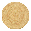 Изображение товара Ковер из джута круглый базовый из коллекции Ethnic, 120см