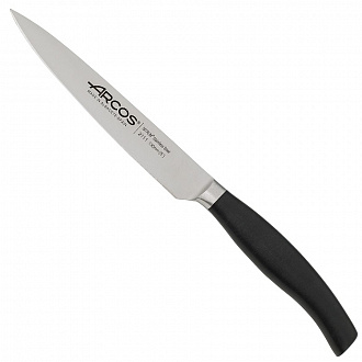Нож для нарезки овощей и фруктов Clara, 13 см, черная рукоятка