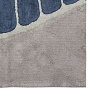 Изображение товара Ковер из хлопка с рисунком Tea plantation серого цвета из коллекции Terra, 200х300 см