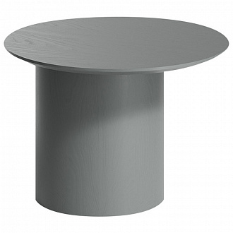 Столик со смещенным основанием Type, Ø50х37,5 см, серый