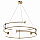 Светильник подвесной Modern, Balance, 6 ламп, Ø81,2х32 см, золото