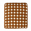 Изображение товара Покрывало из хлопка Polka dots карамельного цвета из коллекции Essential, 180х250 см