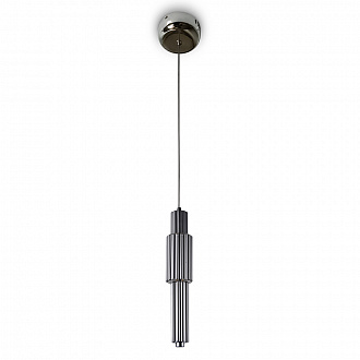 Светильник подвесной Modern, Verticale, 1 лампа, Ø12х30,5 см, серый