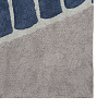 Изображение товара Ковер из хлопка с рисунком Tea plantation серого цвета из коллекции Terra, 160х230 см