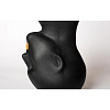 Изображение товара Ваза Голова, 31 см, матовая черная