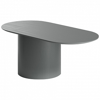 Столик овальный Type, 50х80х41 см, серый
