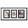 Рамка для фотографий Pleasant moments, 24х49 см, белая/черная