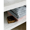 Изображение товара Полотенце банное Waves серого цвета из коллекции Essential, 70х140 см