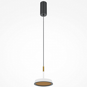 Светильник подвесной Modern, El, Ø15,3х327 см, белый/золото