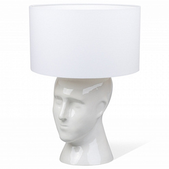 Лампа Голова, Ø30х49 см, белая
