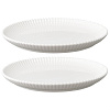 Изображение товара Набор из двух тарелок белого цвета из коллекции Kitchen Spirit, 21 см