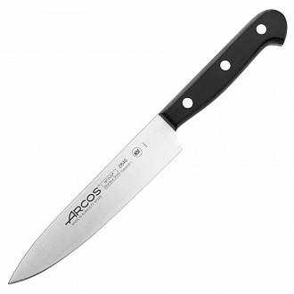 Нож кухонный поварской Universal, 15 см, черная рукоятка